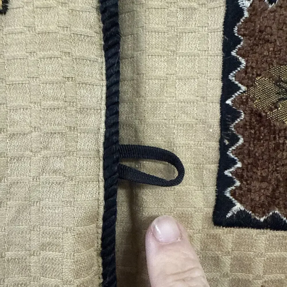 Vintage Julia Kim Artsy Blazer Embroidered Jacket Patchwork Tapestry Size Small - Picture 6 of 8